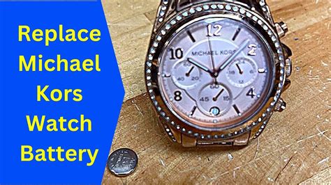 michael kors mk 5223 battery replacement|michael kors watch battery diagram.